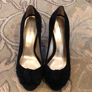 Antonio Melani black velvet heels